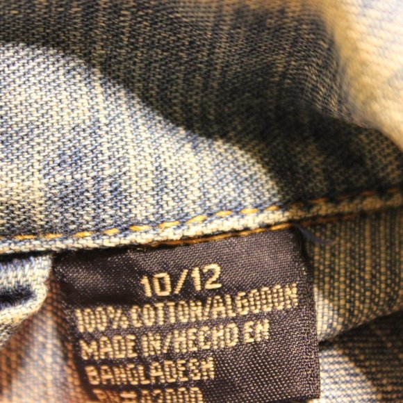 Route 66 Vintage Cropped Denim Jacket - Picture 2 of 7